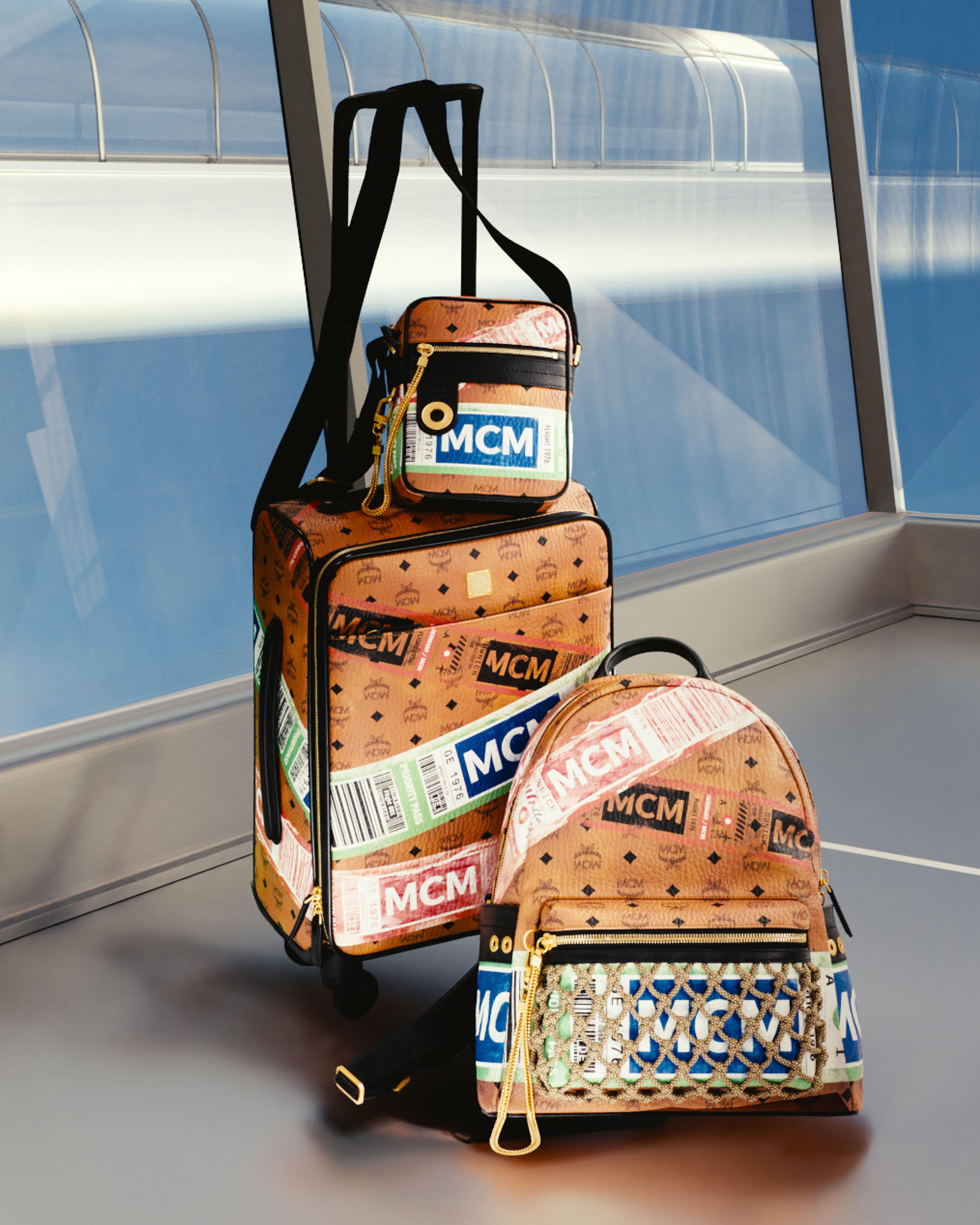 mcm camera bag black